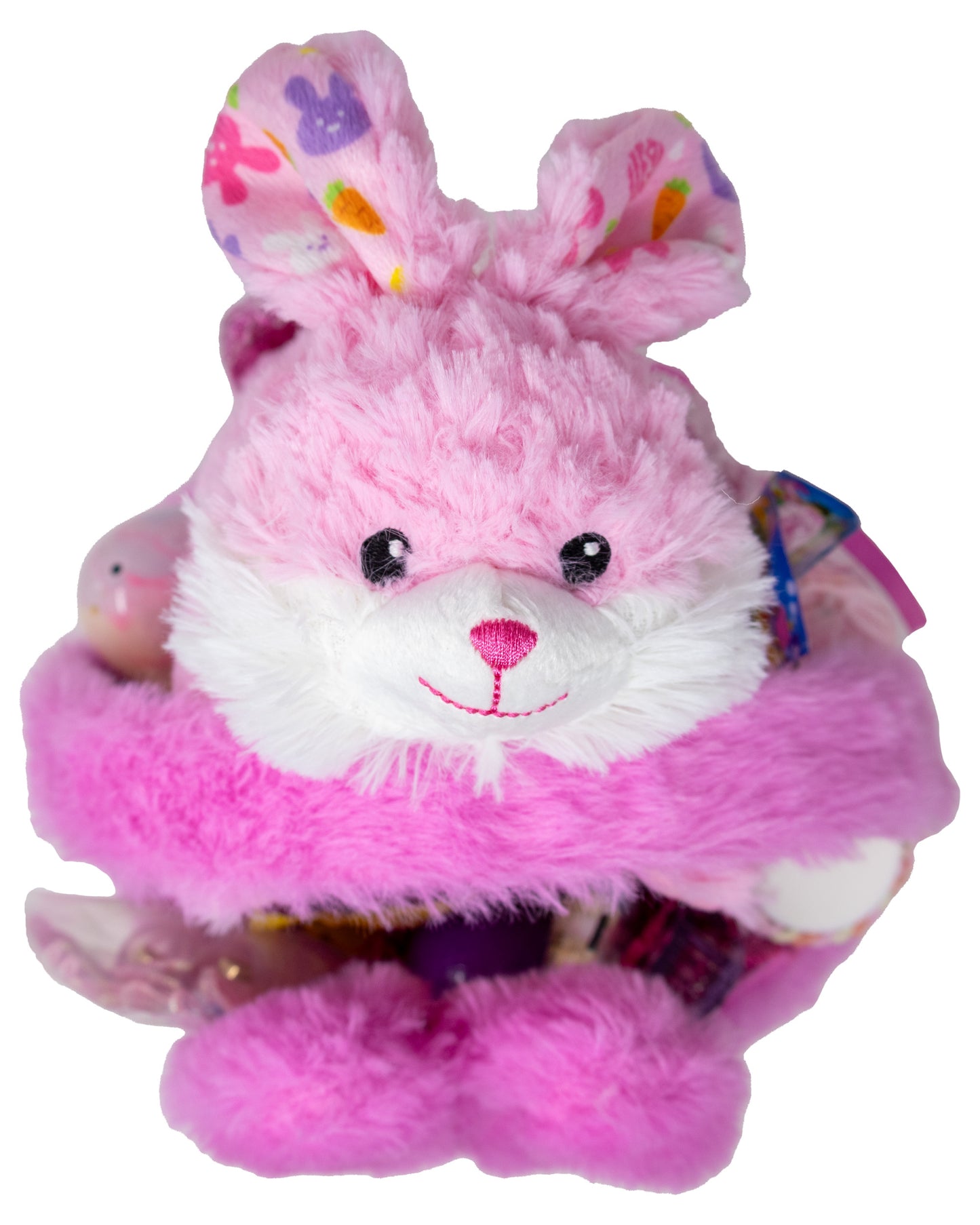 Easter Peeps Pink Bunny Basket for Kids