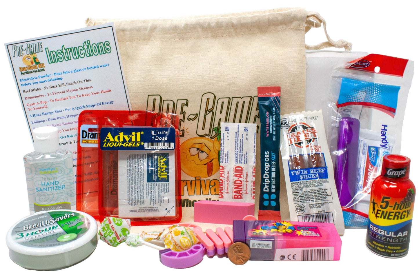 Pre-Game Hangover Funny Survival Kit