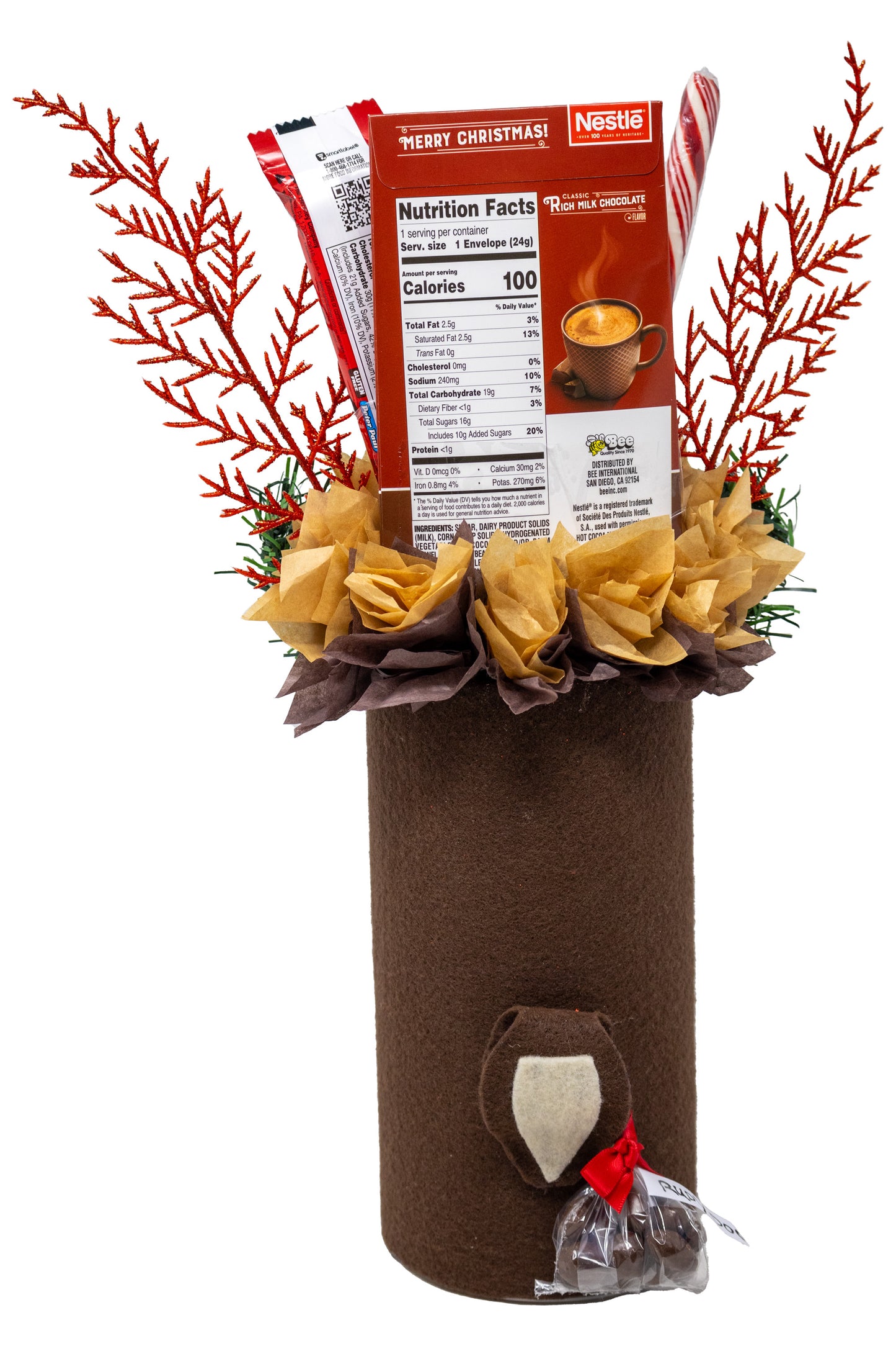 Rudy the Red Nose Reindeer Keepsake Bouquet