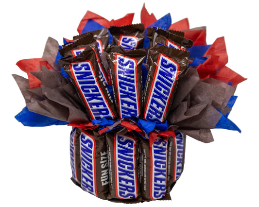 Snickers Fun Size Candy Bouquet