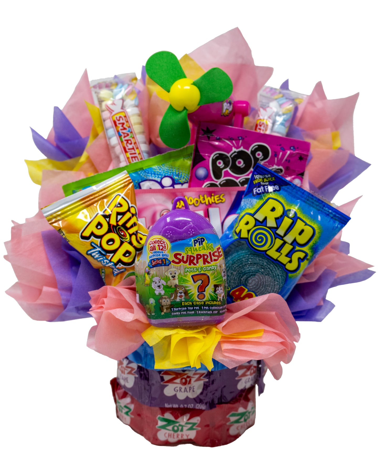 Super Cute Candy Bouquet for Girls Creatively Crafted with Name Brand Candies
