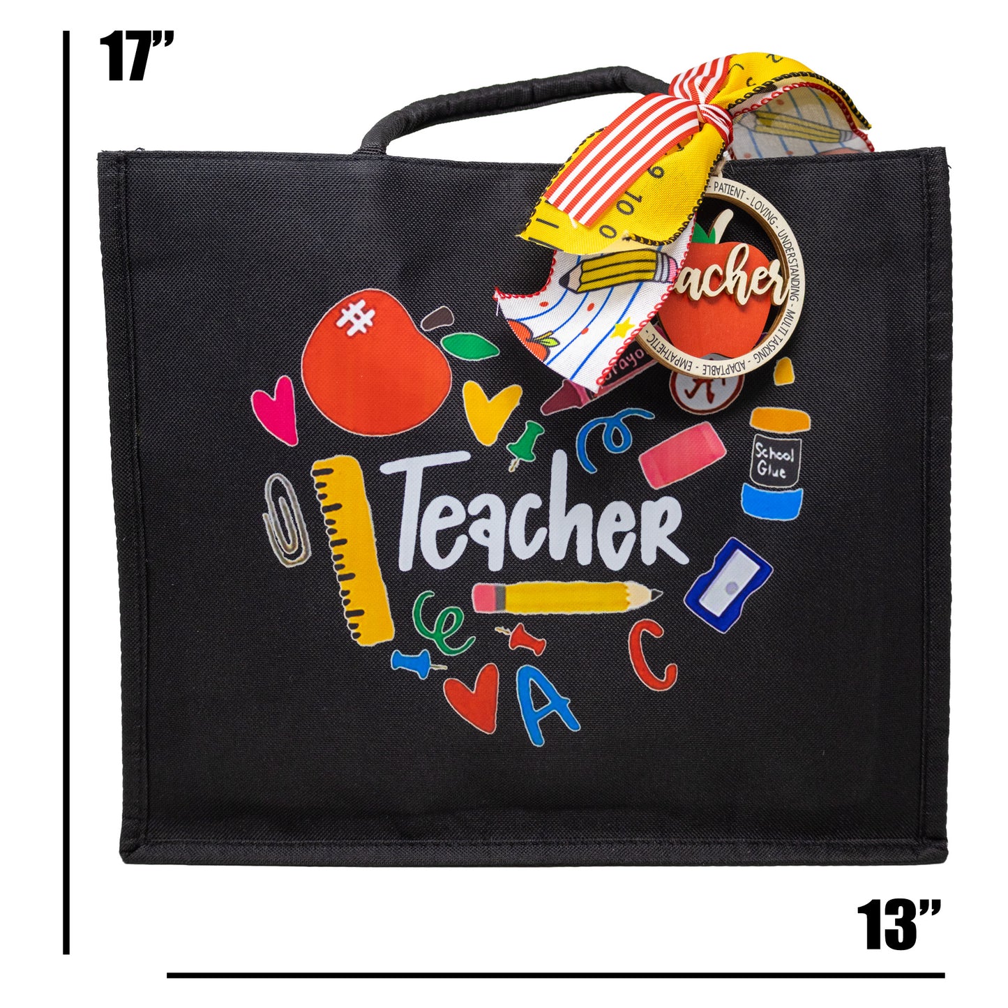 Teacher Canvas Tote Gift Set with Clutch