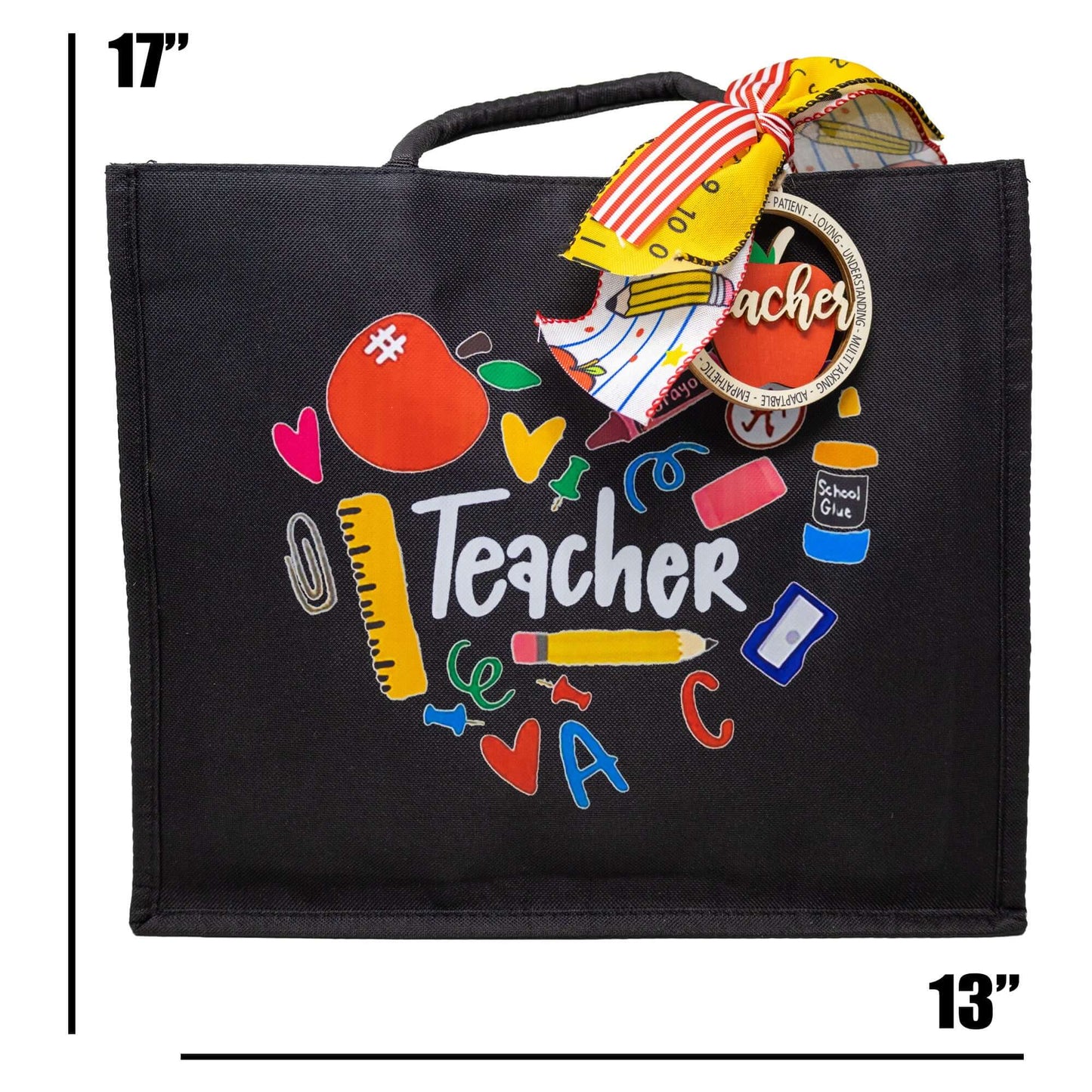 Teacher Canvas Tote Gift Set with Clutch