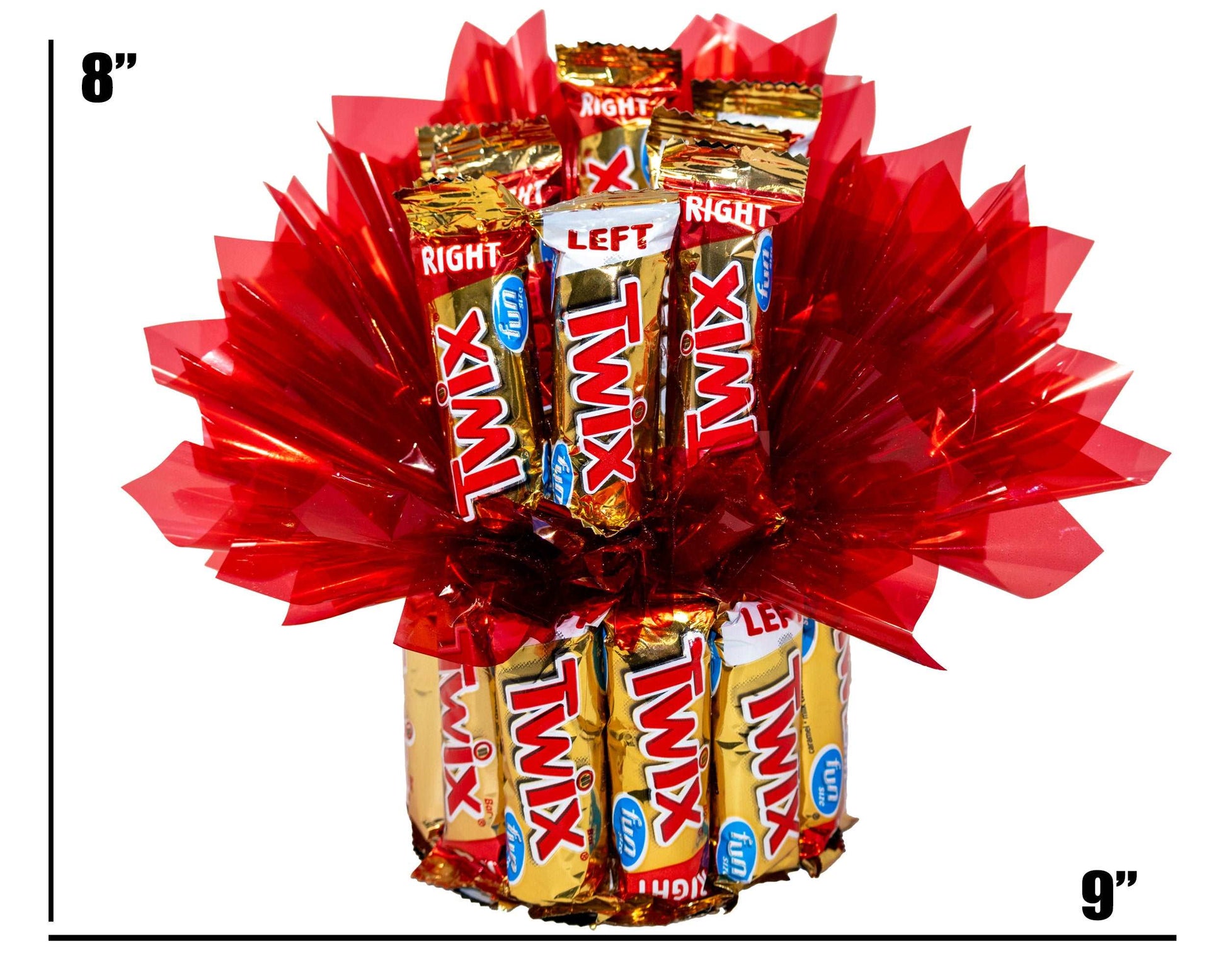 Twix Fun Size Candy Bouquet No Need to Pick a Side