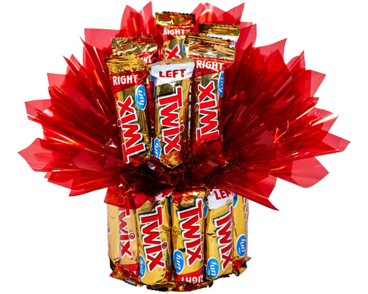 Twix Fun Size Candy Bouquet No Need to Pick a Side