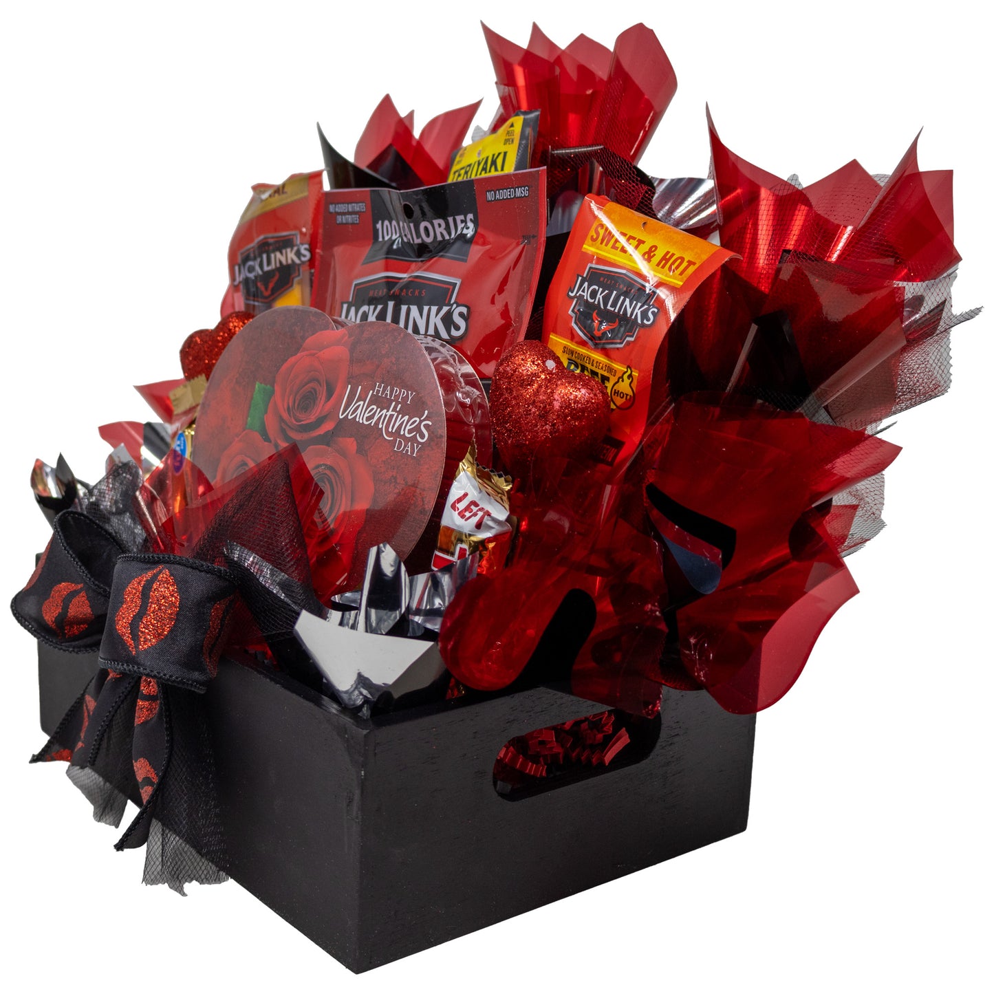 Valentine's Jerky and Chocolate Bouquet for Him