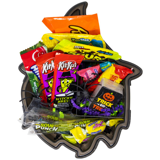 Witch Halloween Snackle Box with Candy & Game