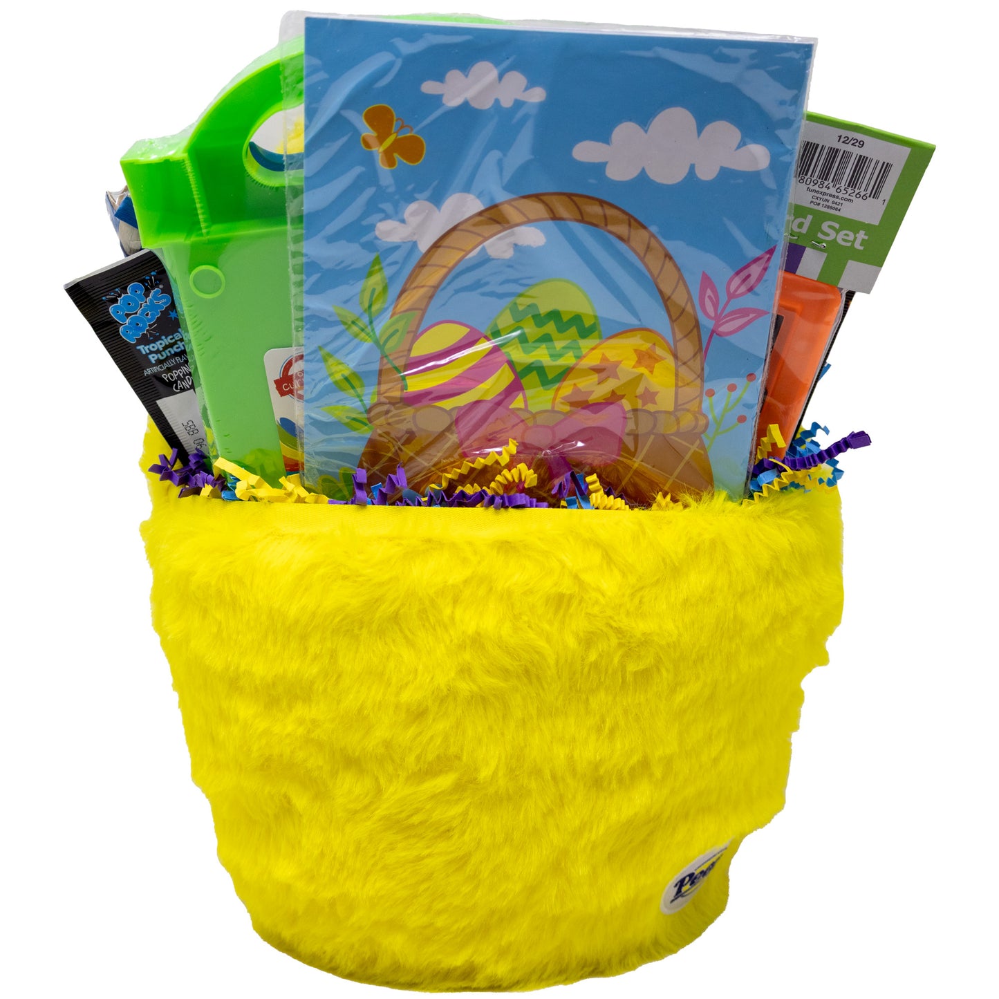 Easter Peeps Yellow Bunny Basket for Kids