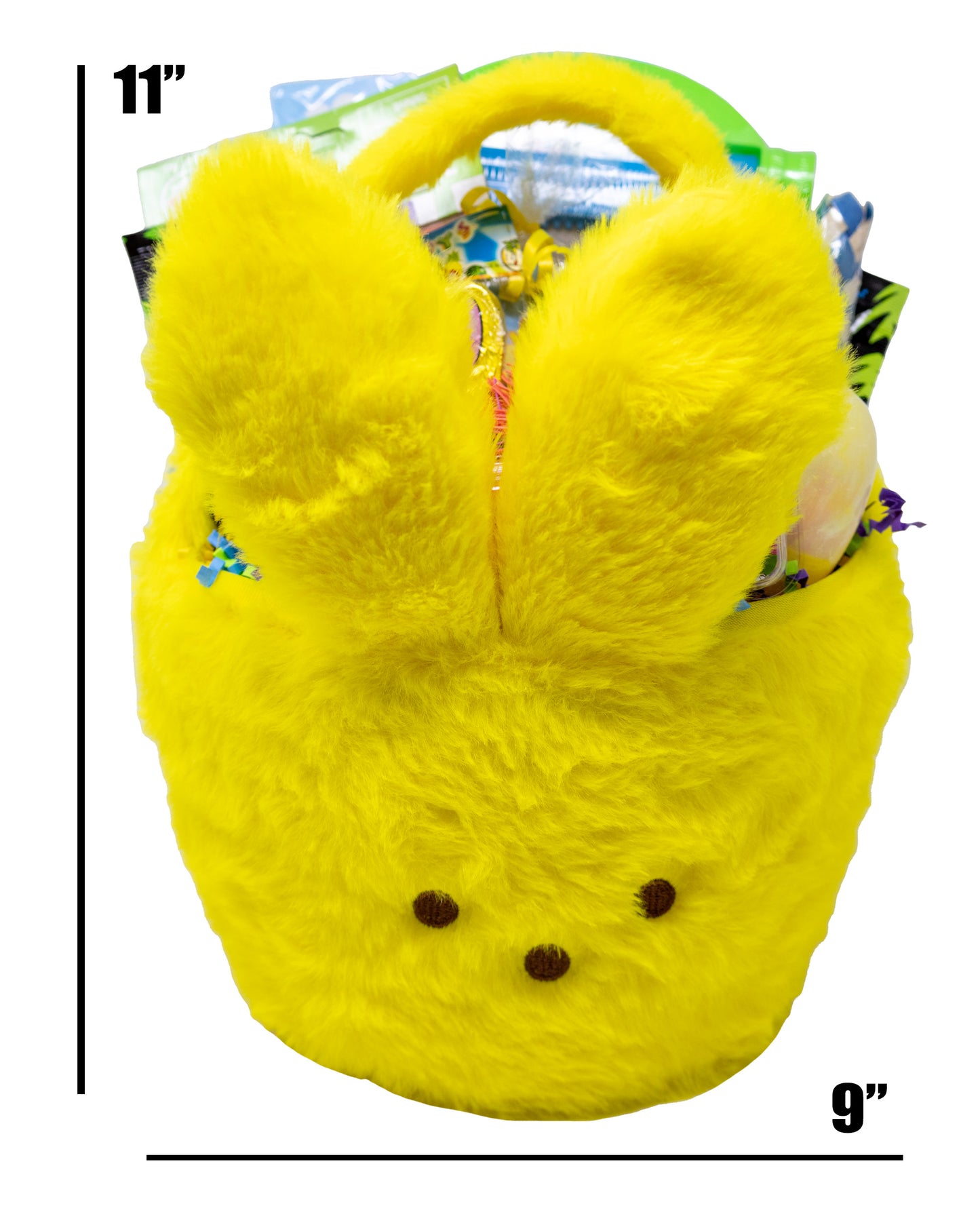 Easter Peeps Yellow Bunny Basket for Kids