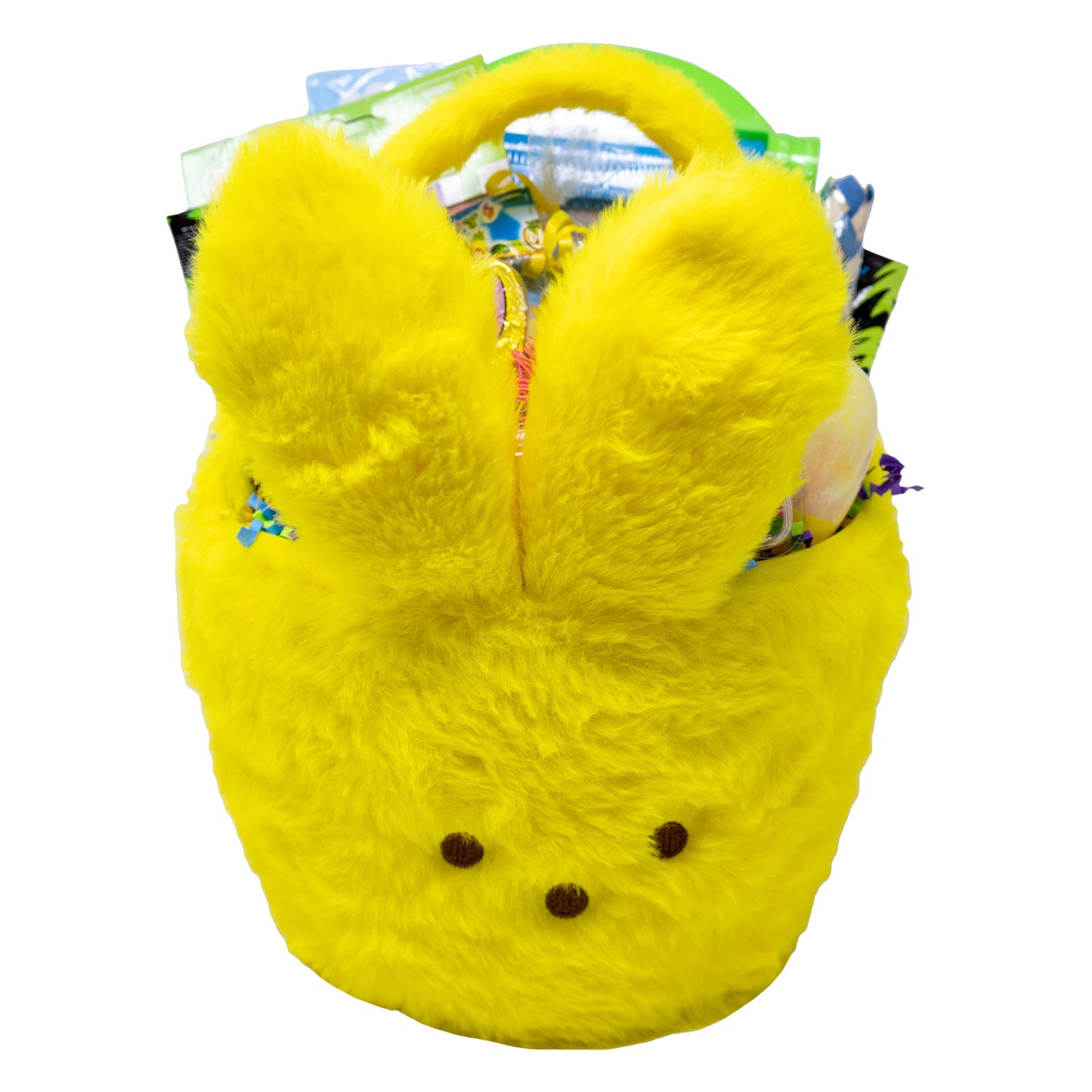 Easter Peeps Yellow Bunny Basket for Kids