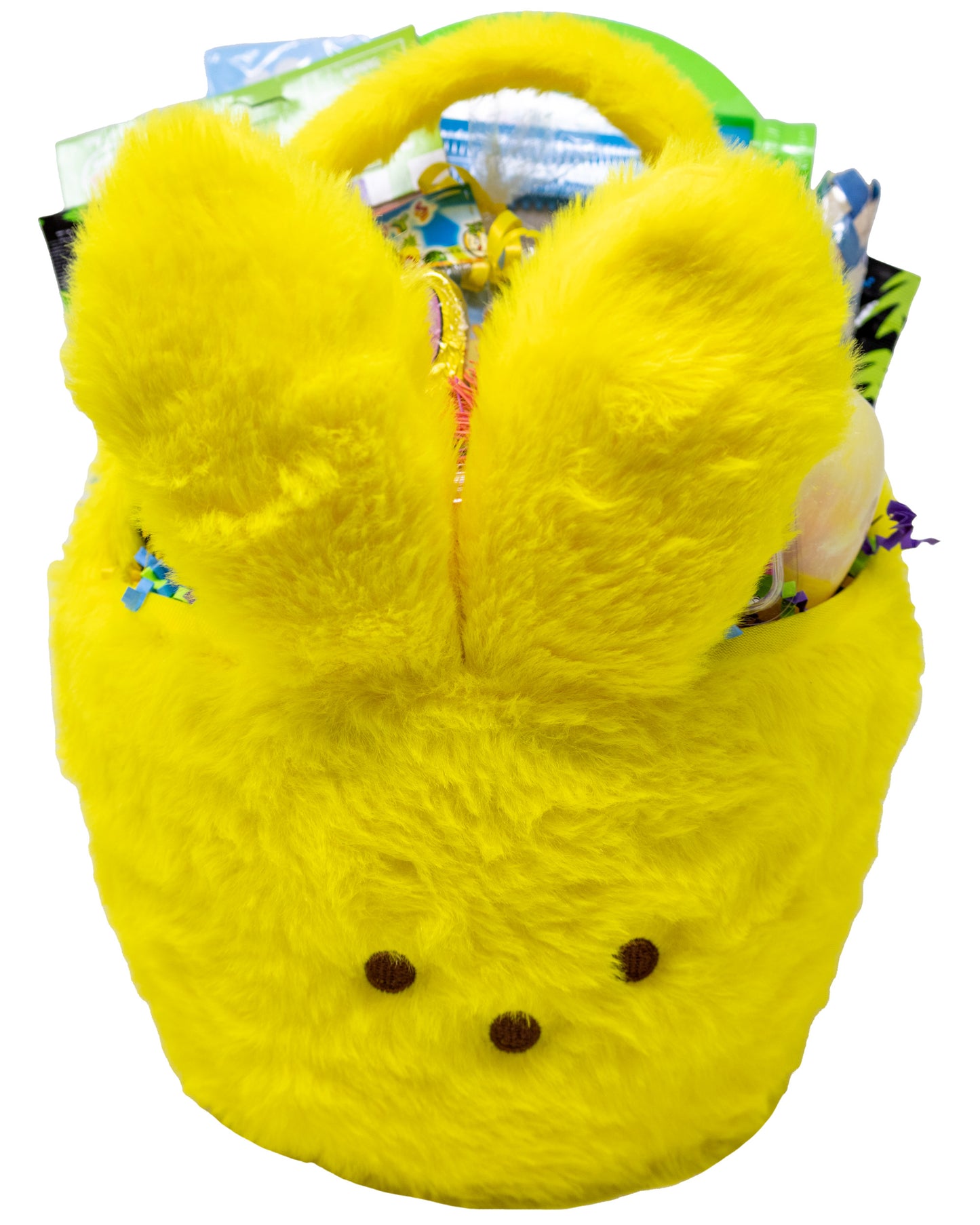 Easter Peeps Yellow Bunny Basket for Kids