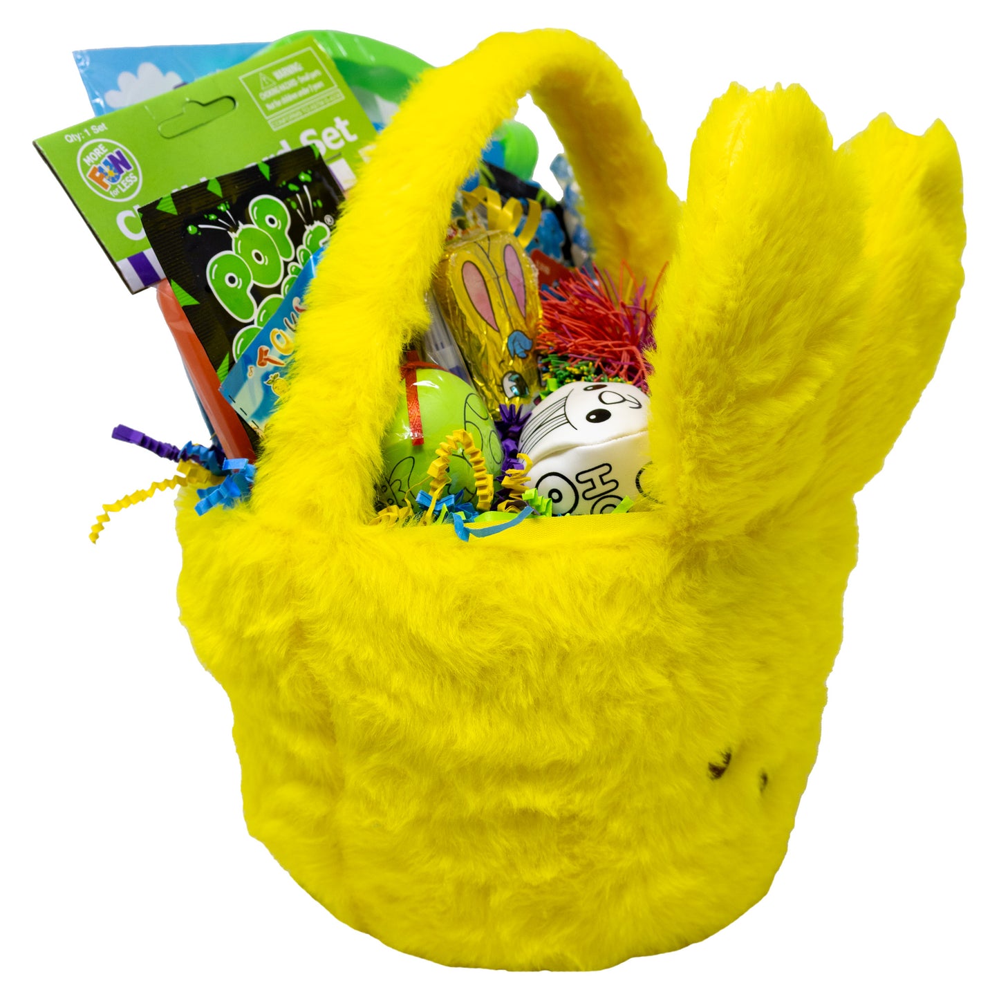 Easter Peeps Yellow Bunny Basket for Kids