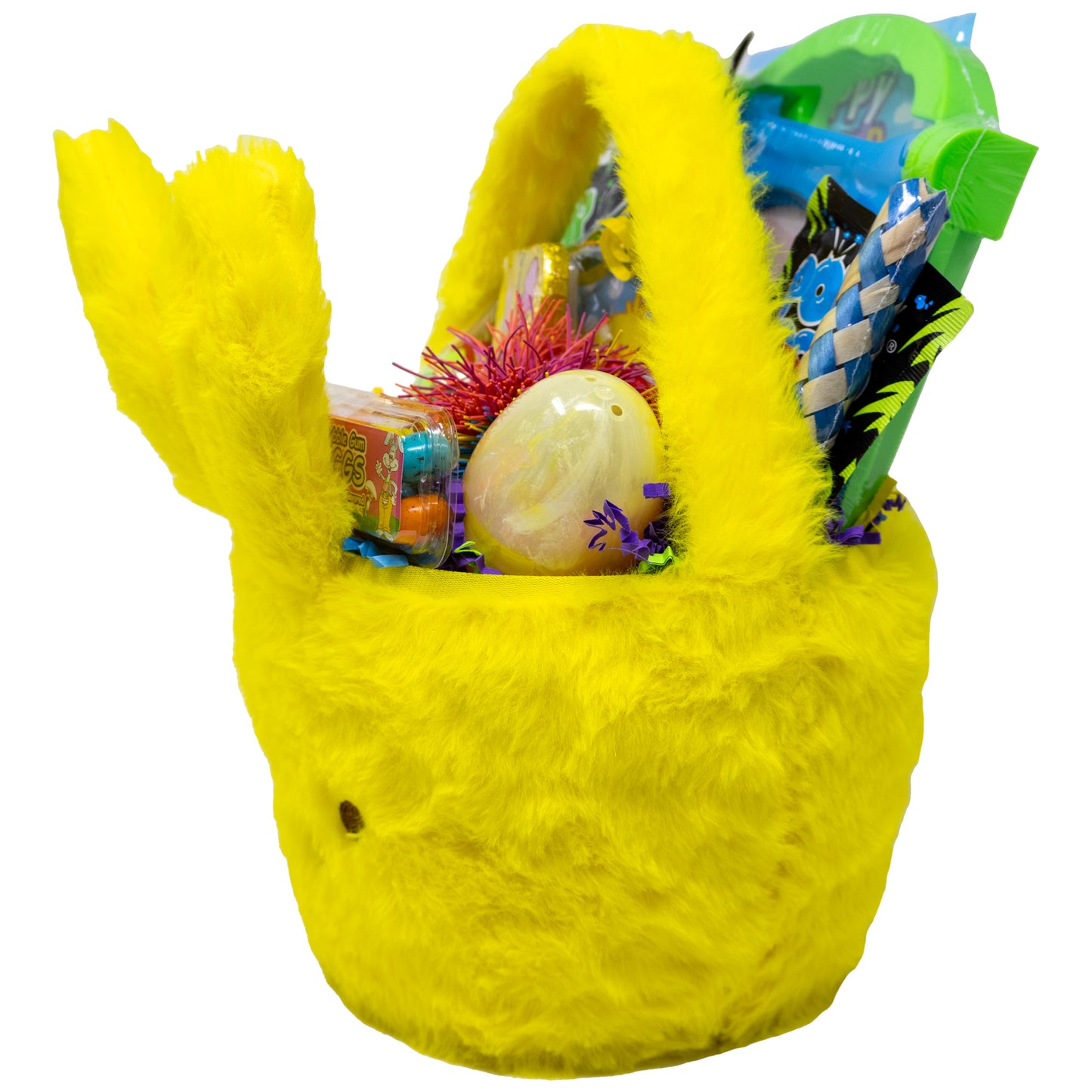 Easter Peeps Yellow Bunny Basket for Kids