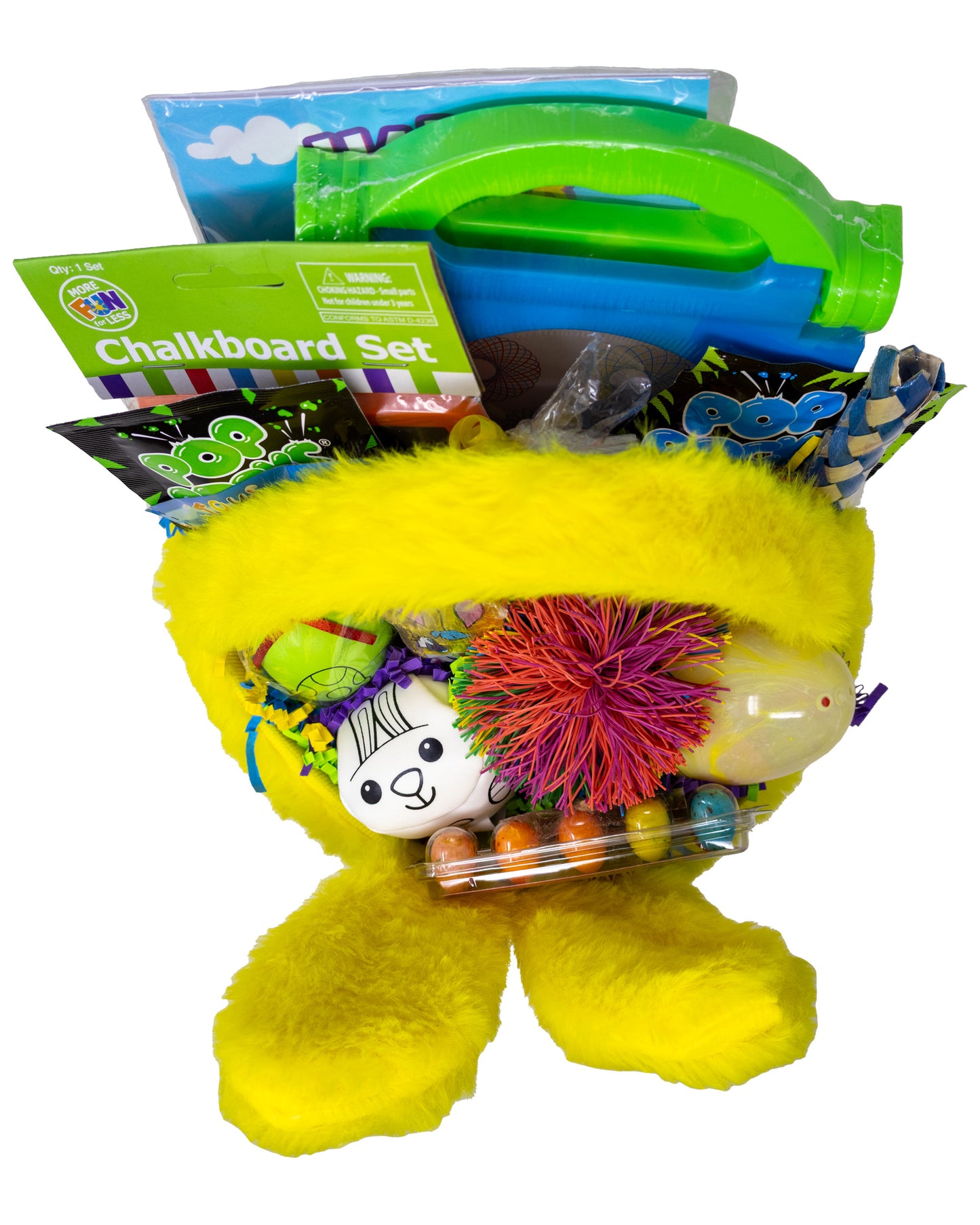 Easter Peeps Yellow Bunny Basket for Kids