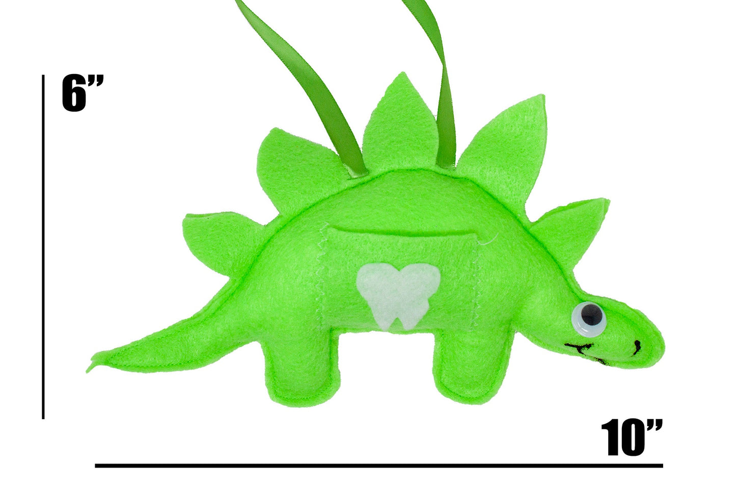 Dinosaur Tooth Fairy Pillow for Boys and Girls