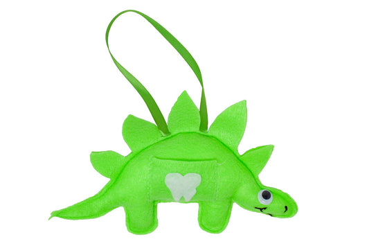Dinosaur Tooth Fairy Pillow for Boys and Girls