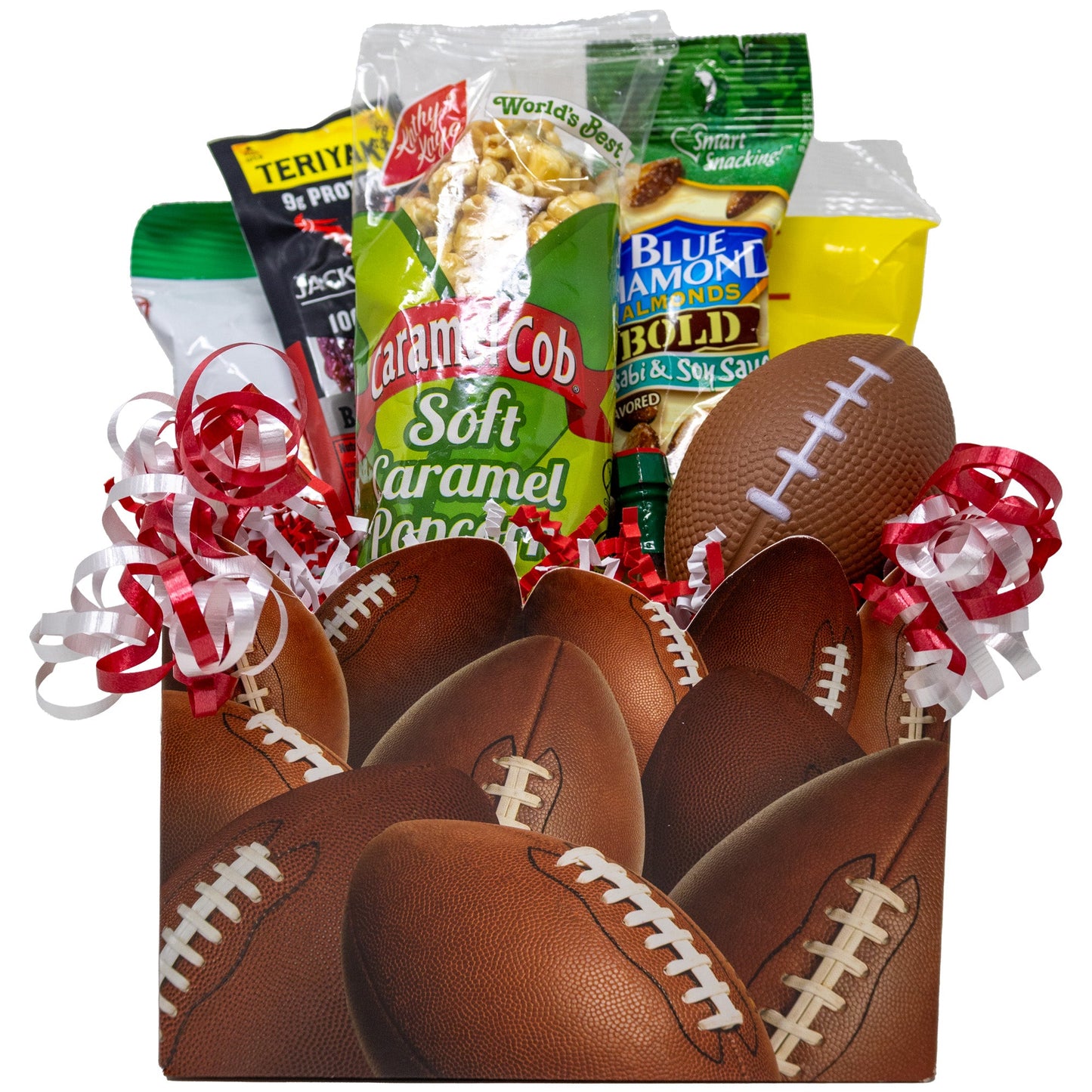 NFL Football Kickoff Snack Box Custom Team Colors for: Seahawks, Chiefs, Packers, Dolphins, Patriots, Raiders,Eagles, Cowboys, Vikings