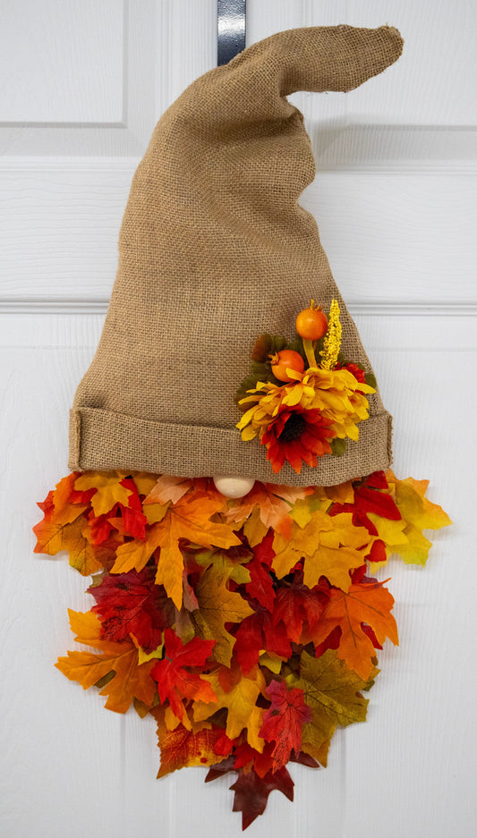 Fall Gnome Wreath Decoration
