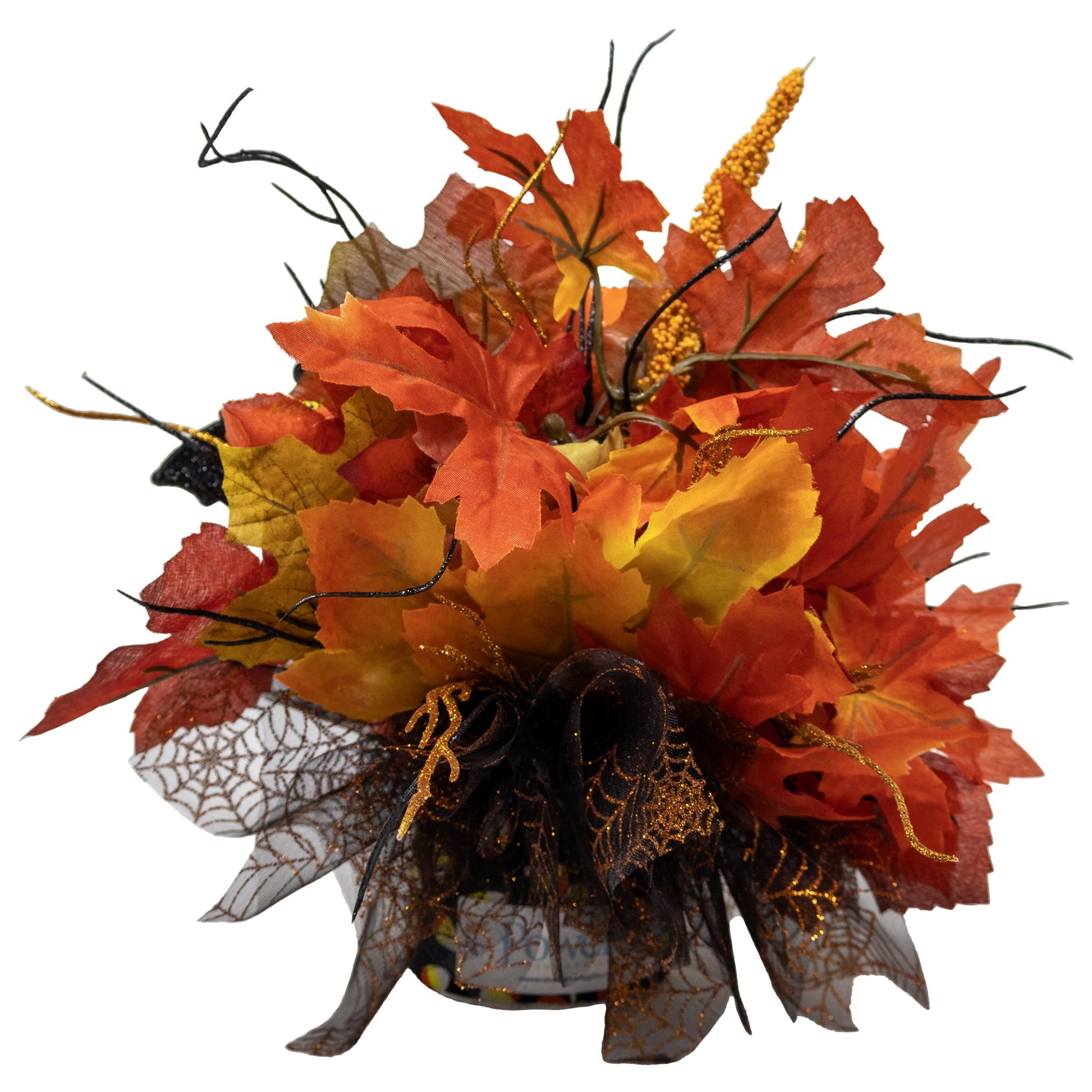 Halloween Reese's Candy and Floral Bouquet
