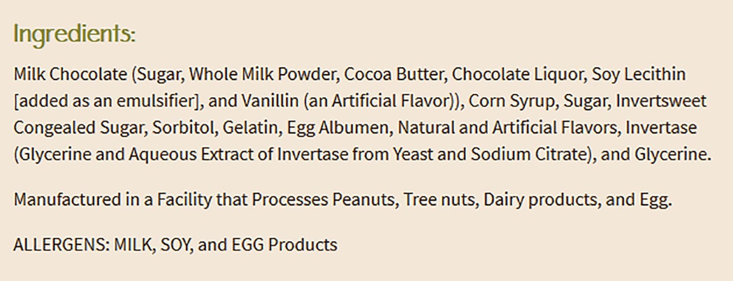 Huckleberry Gem Ingredients