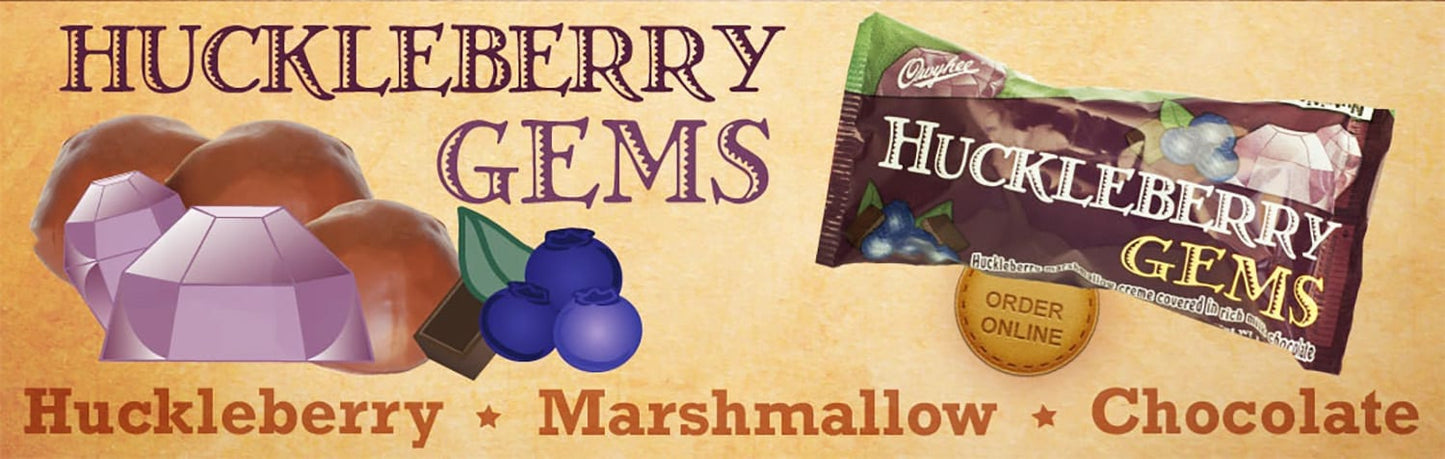 Huckleberry Gem Sign