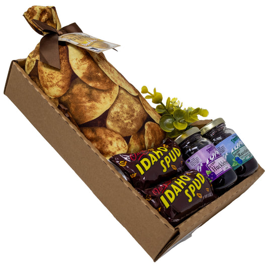 Idaho Made Potato Bread, Jams, Idaho Spuds in Idaho Box