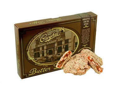 Famous Idaho Candy Owyhee Almond Butter Chunk Style Toffee 1 Pound