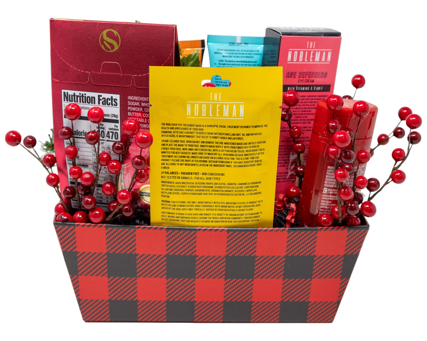 Manly Man Beard and Body Grooming Gift Basket