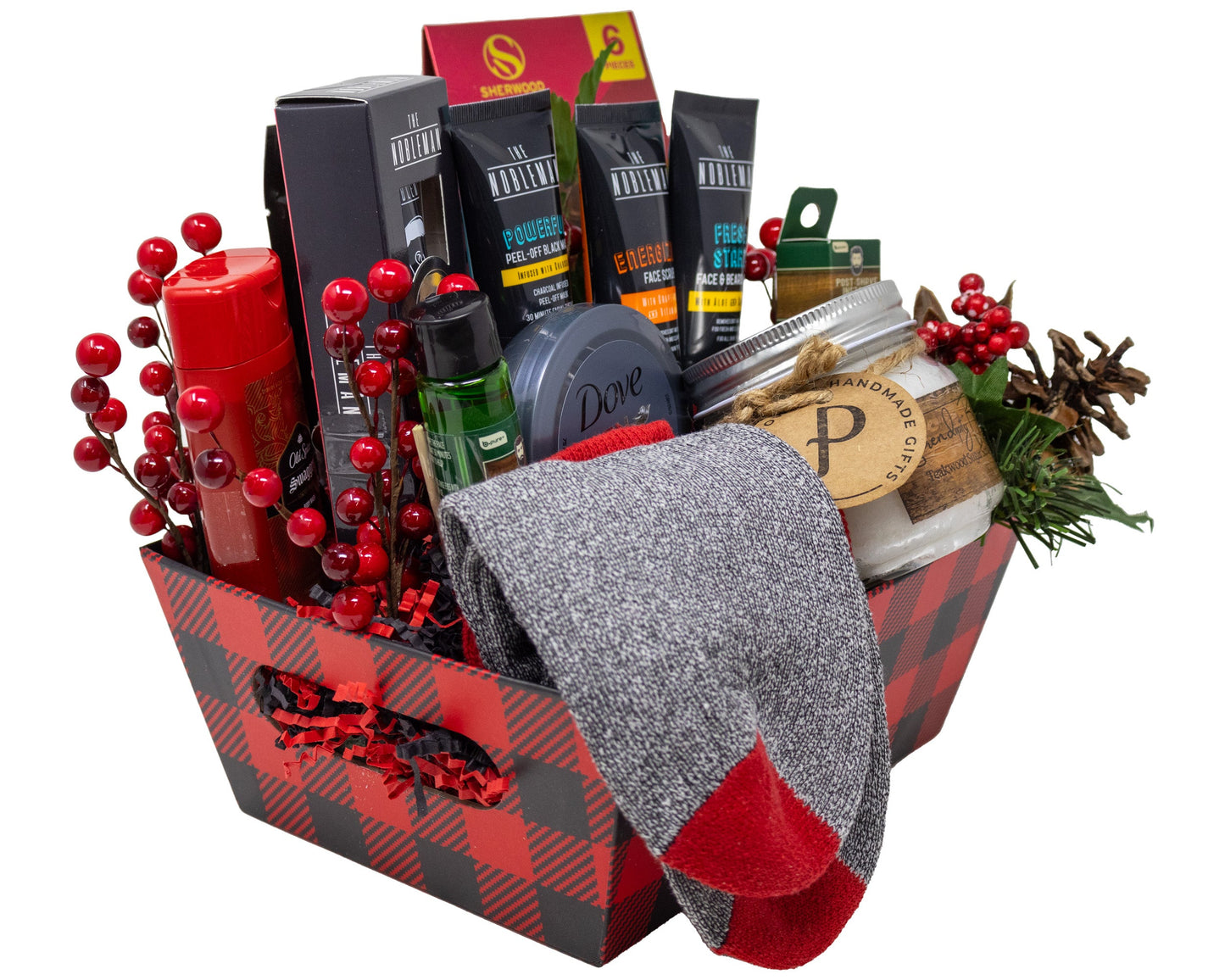 Manly Man Beard and Body Grooming Gift Basket