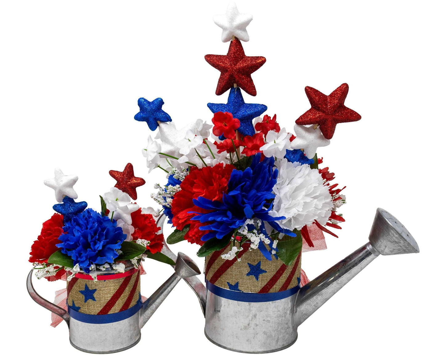 4th of July Watering Can Bouquet Set