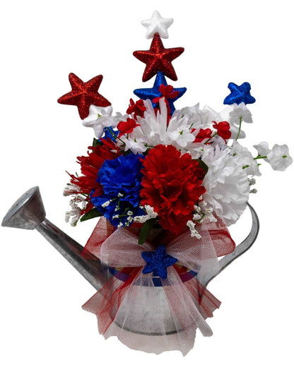 4th of July Watering Can Bouquet Set