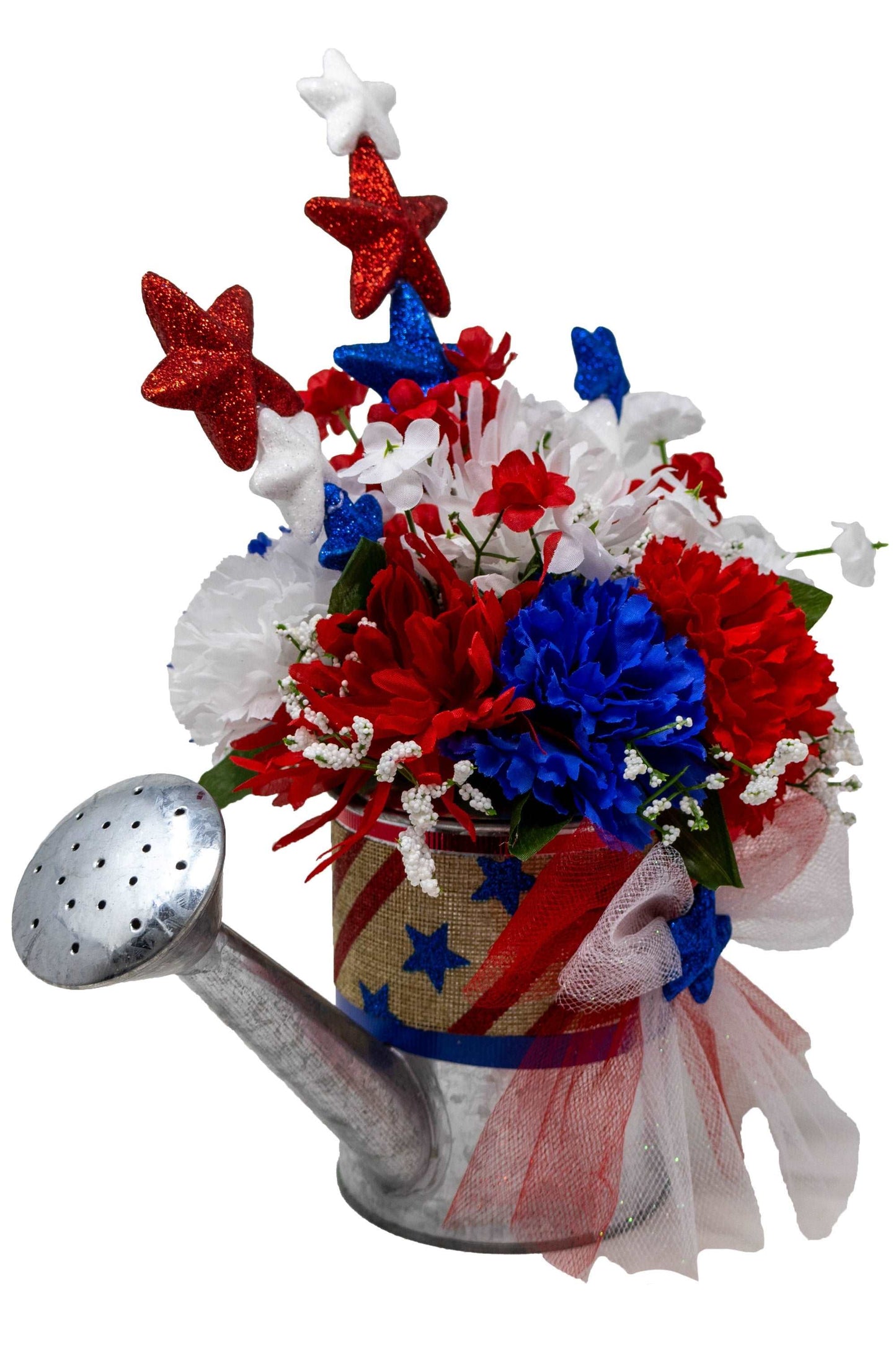 4th of July Watering Can Bouquet Set