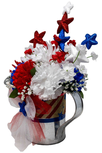 4th of July Watering Can Bouquet Set