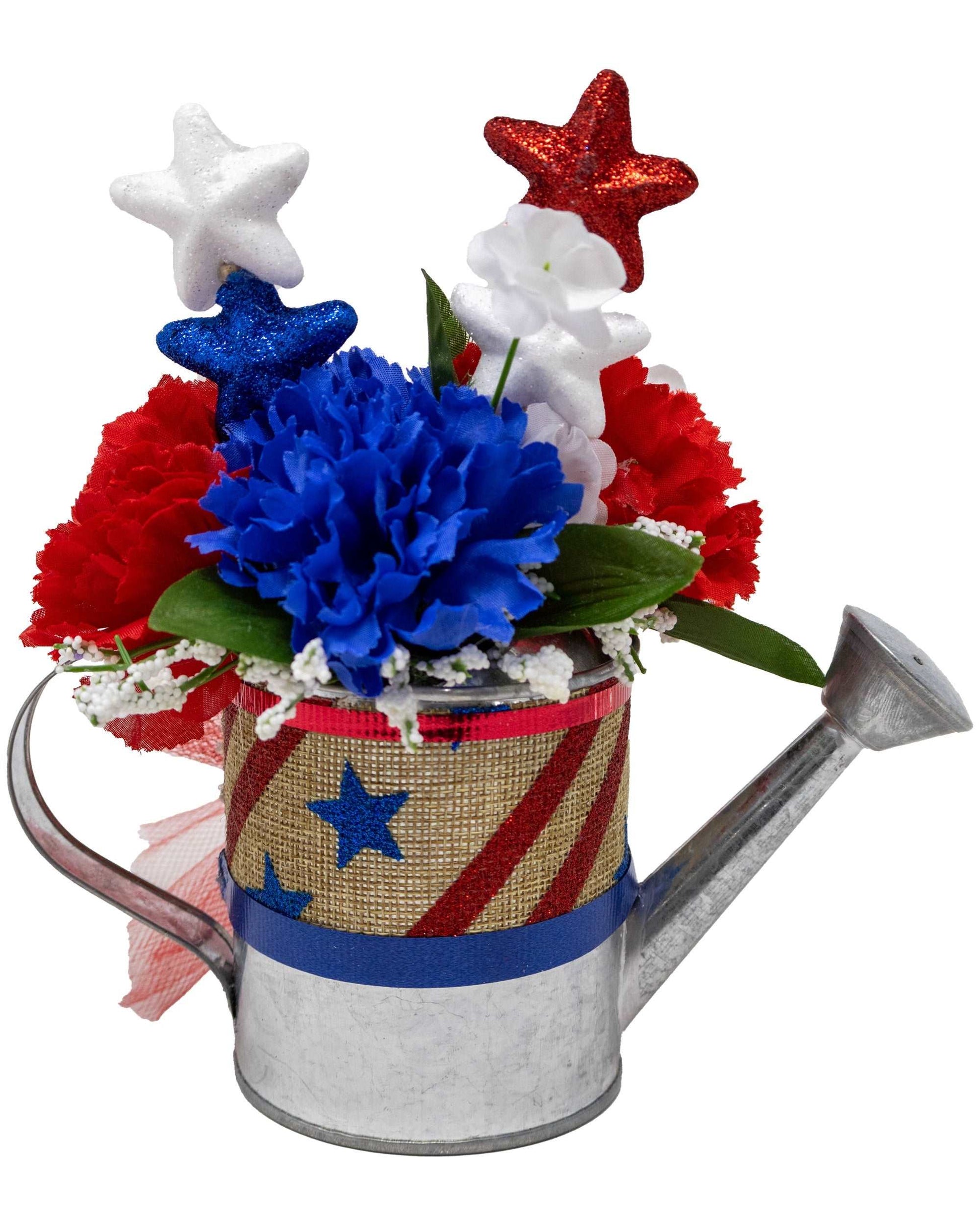 4th of July Watering Can Bouquet Set