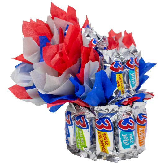 3 Musketeers Fun Size Candy Bouquet