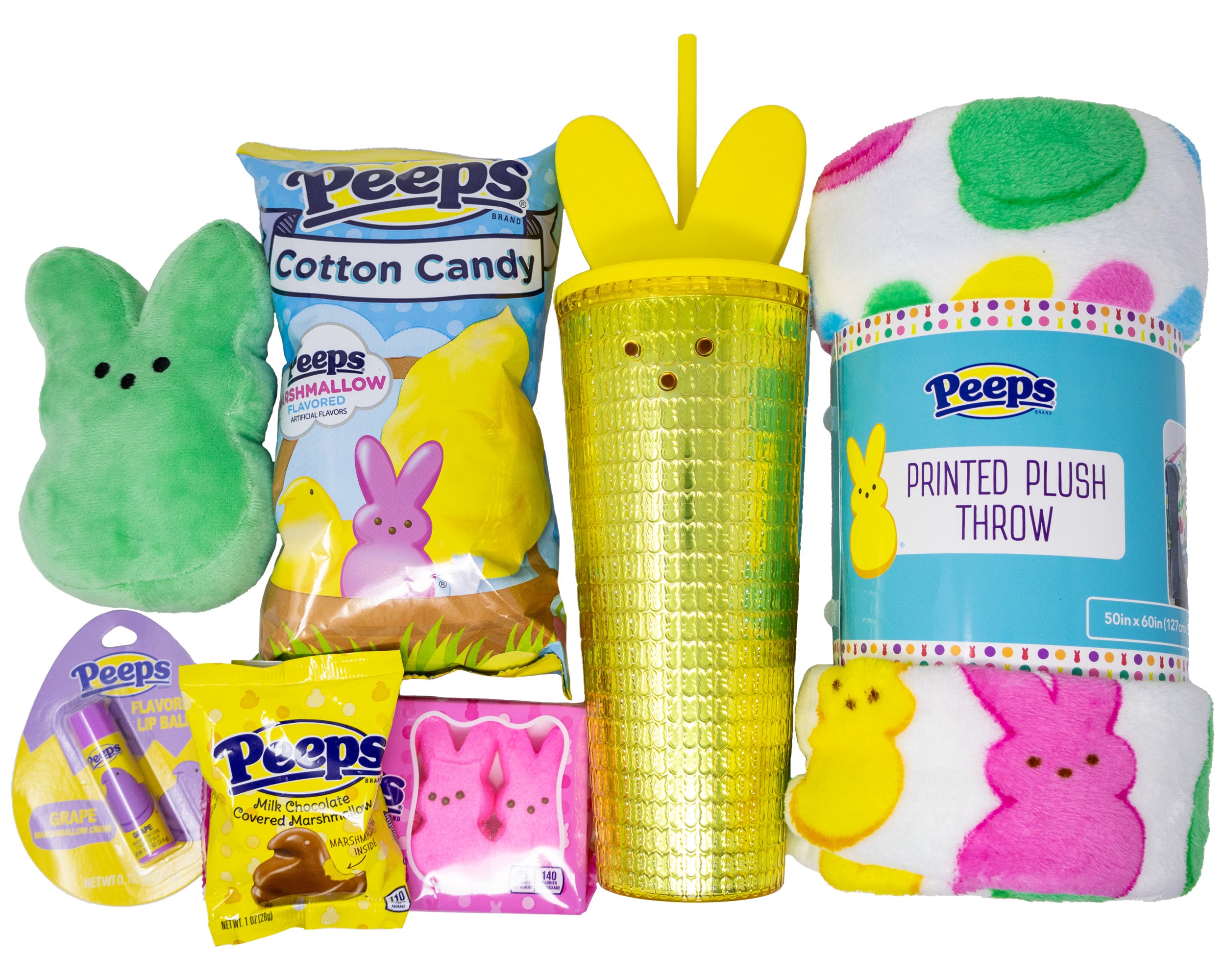 (5) Entire offers Collection of Easter marshmallow peeps throw blankets