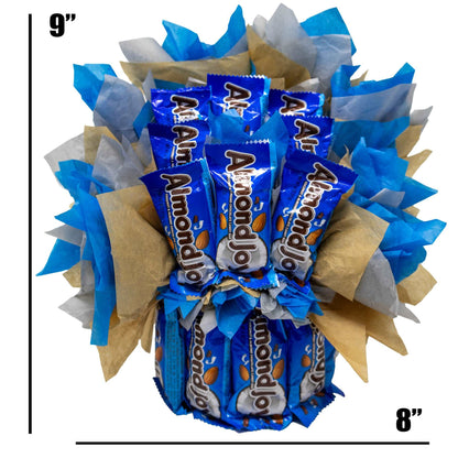 Almond Joy Fun Size Candy Bar Bouquet