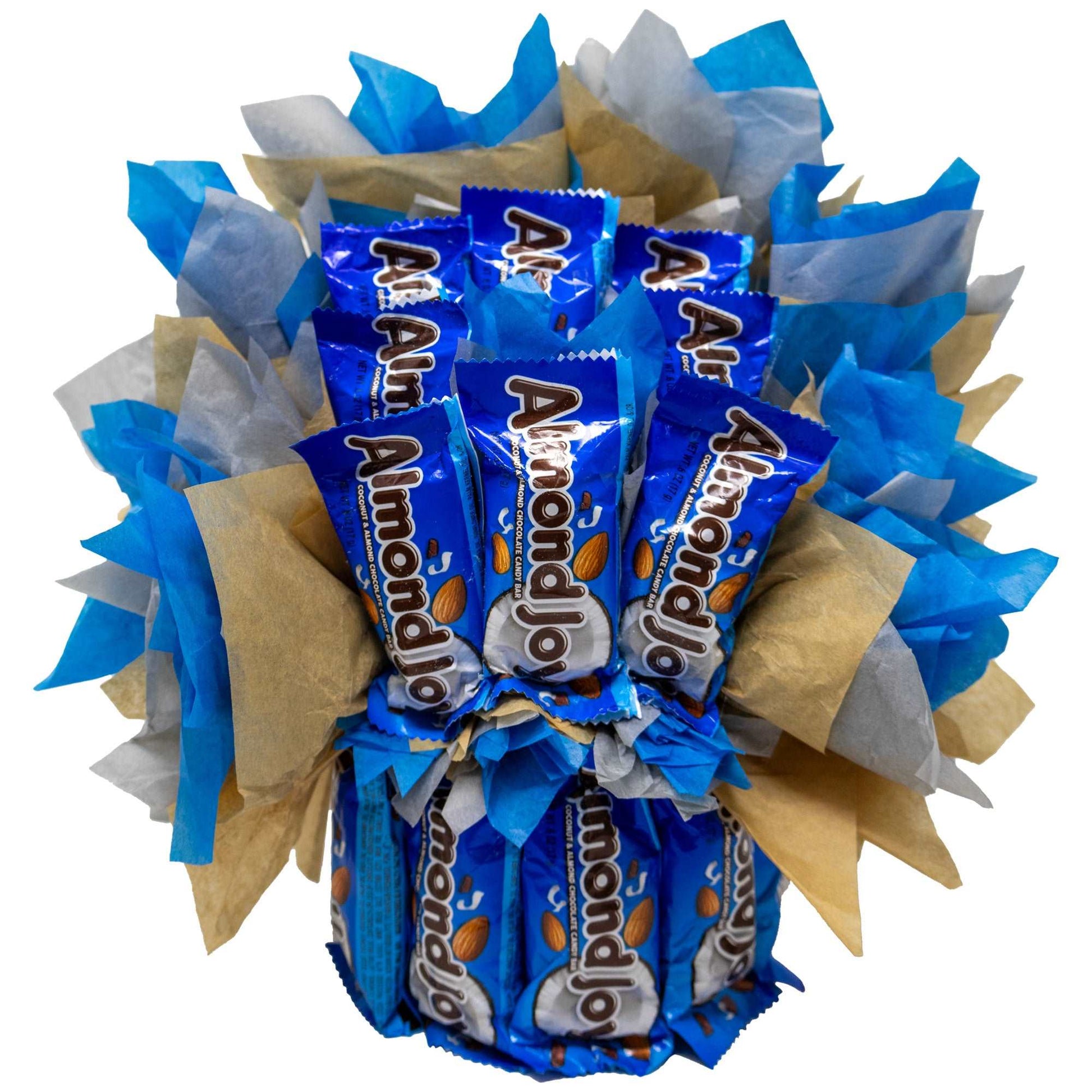 Almond Joy Fun Size Candy Bar Bouquet