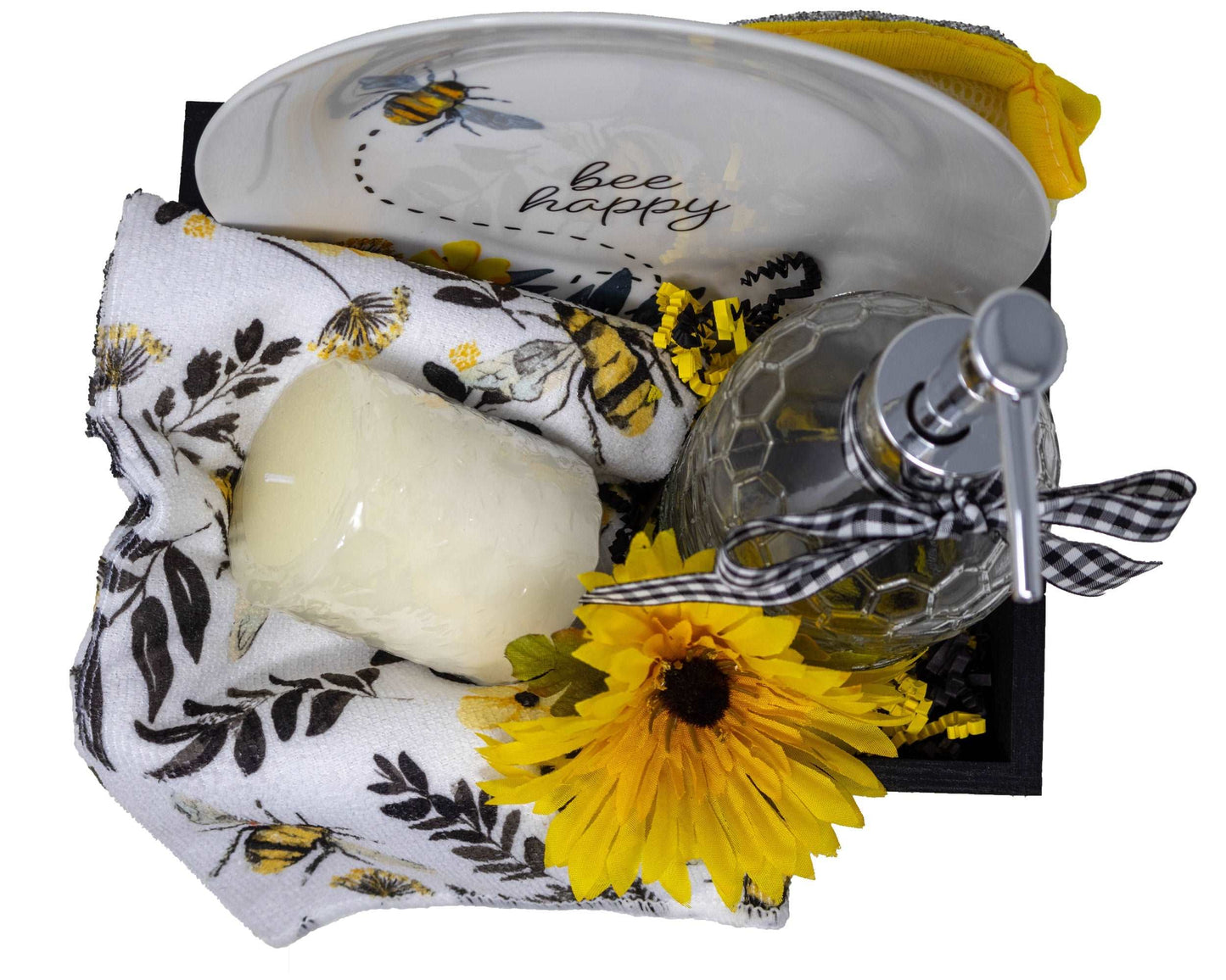 Bee Happy Kitchen Housewarming Gift Basket