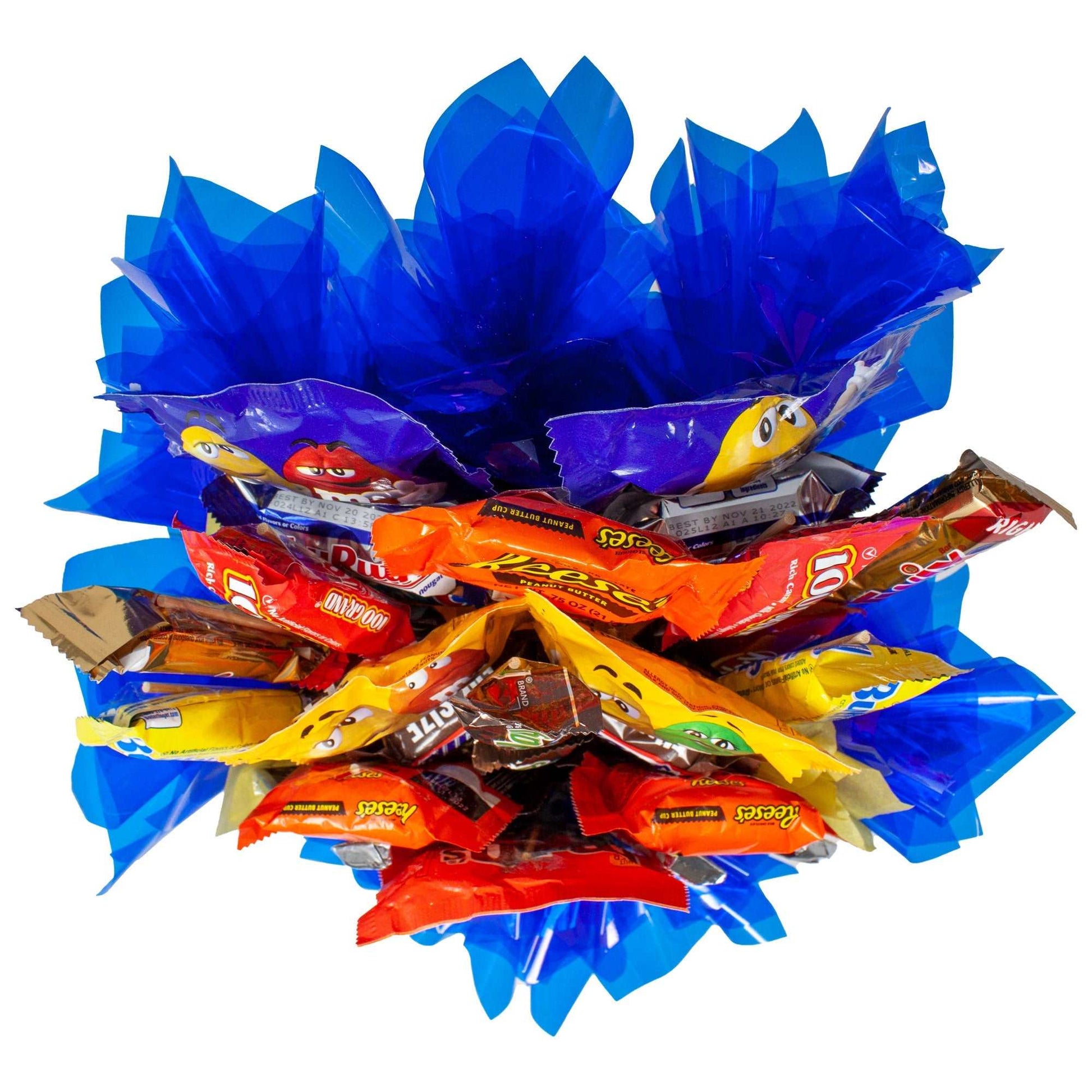 Candy Bouquet Fun-Size Mini Candy Variety Assortment – Powers Handmade Gifts