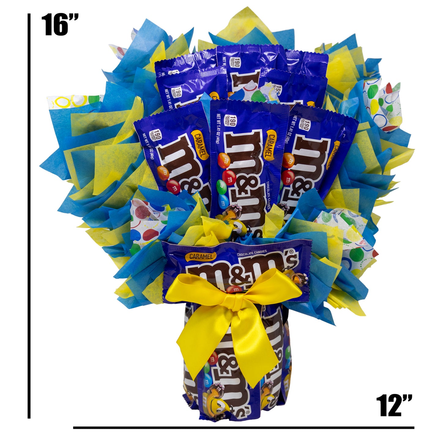 Caramel M&M's Candy Bouquet