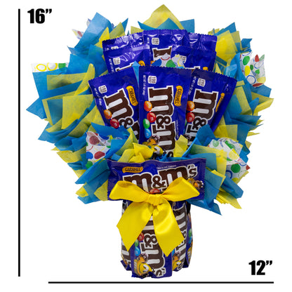 Caramel M&M's Candy Bouquet