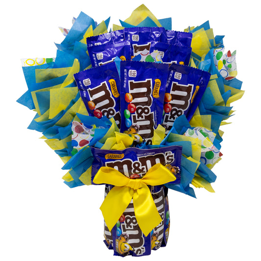 Caramel M&M's Candy Bouquet