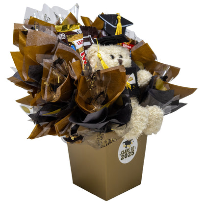 Celebrate the Grad Teddy Bear & Candy Bouquet