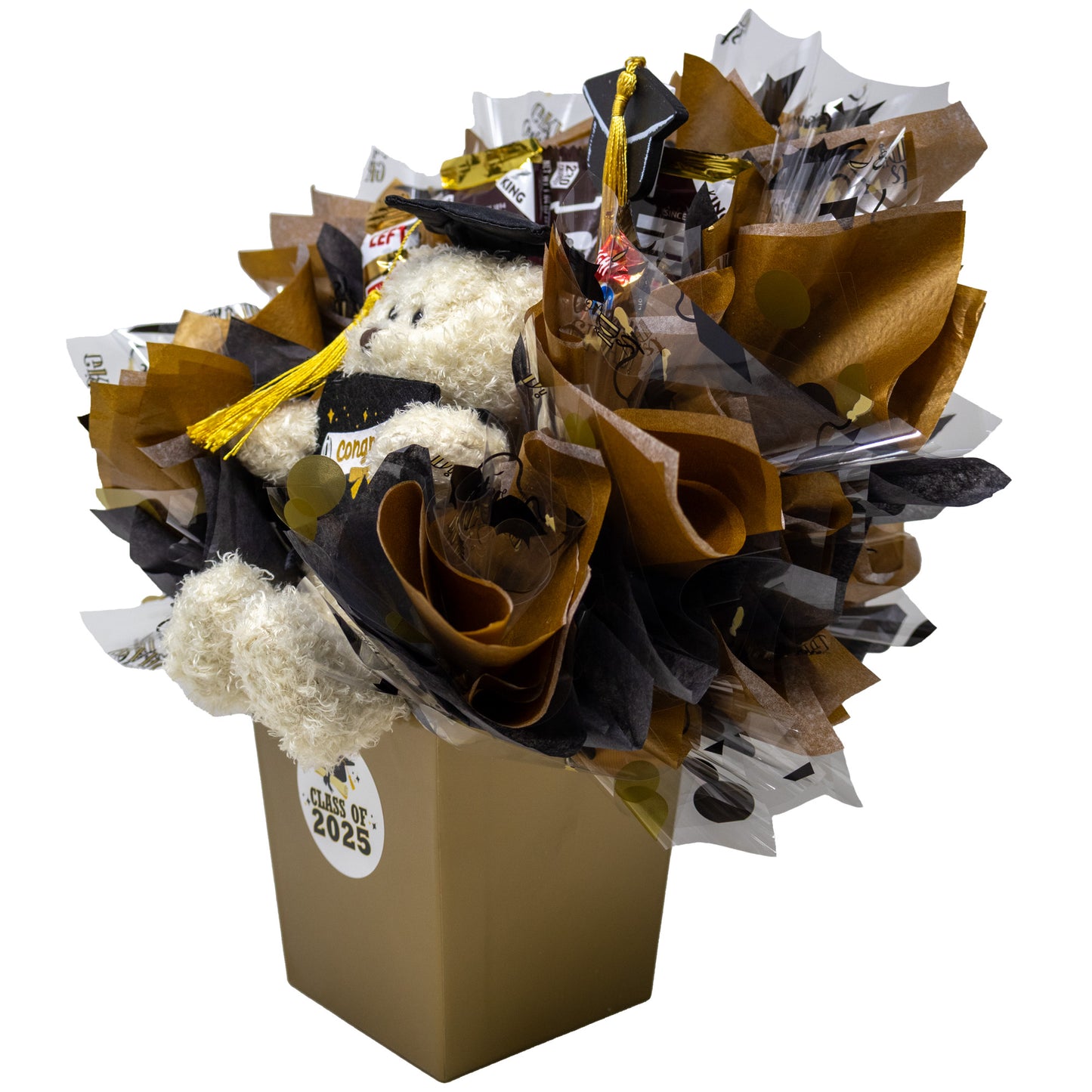 Celebrate the Grad Teddy Bear & Candy Bouquet