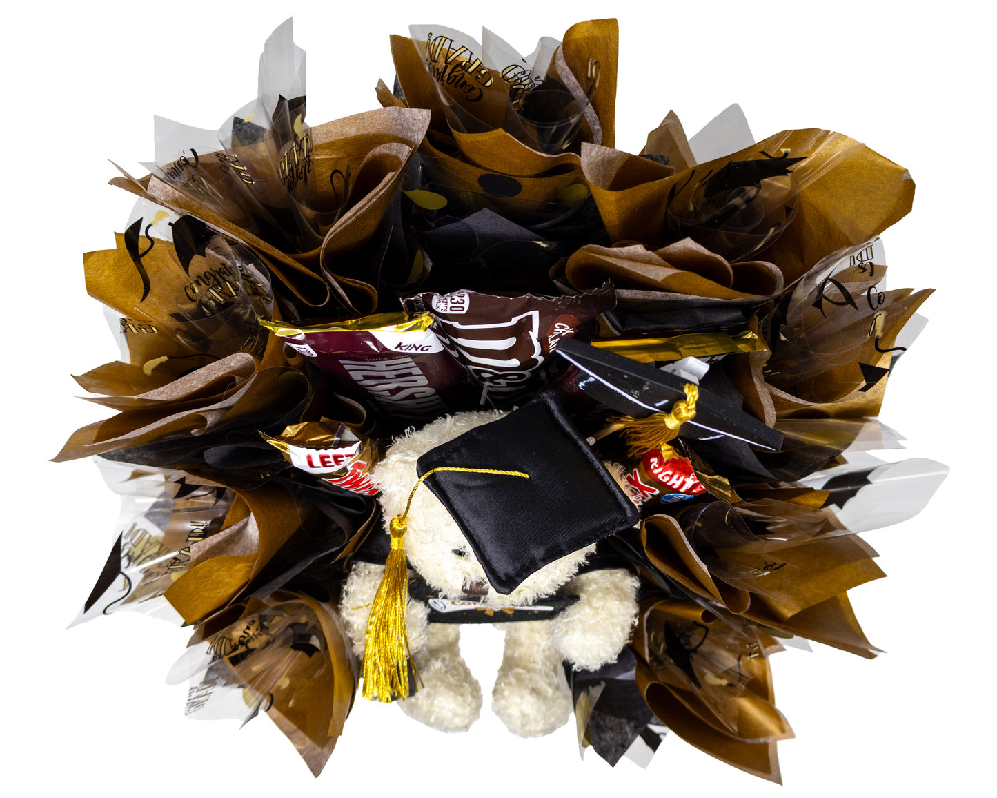 Celebrate the Grad Teddy Bear & Candy Bouquet