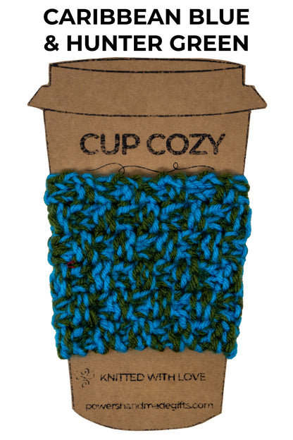 Gnome Kinda Day Coffee Lovers Gift Basket with Hand Knitted Cup Cozy