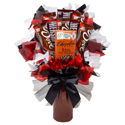 Dark Chocolate Gourmet Candy Bouquet