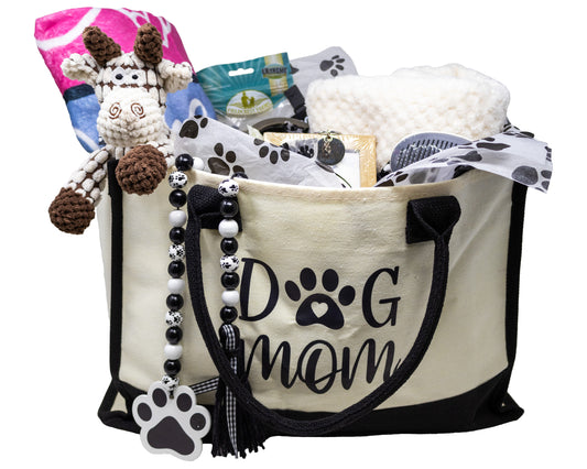 Dog Mom Tote Bag Gift Set