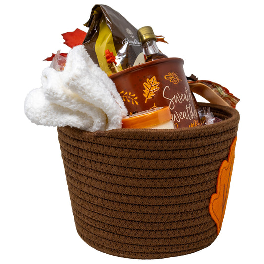 Fall Into Cozy Coffee, Warmth & Chocolate Gift Basket